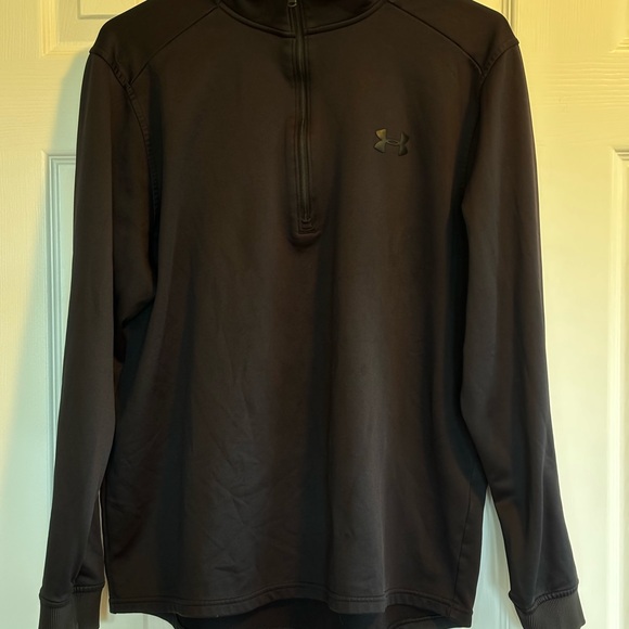 Under Armour Quarter Zip Men size L in black color - Picture 3 of 4